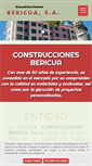 Mobile Screenshot of construccionesbericua.com